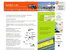 Tablet Screenshot of flughafentransfer-stuttgart.com